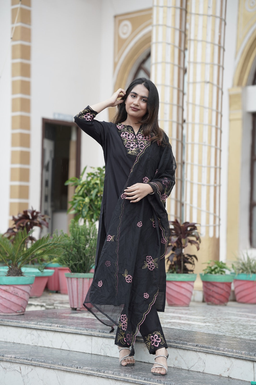 Black elegant suit set