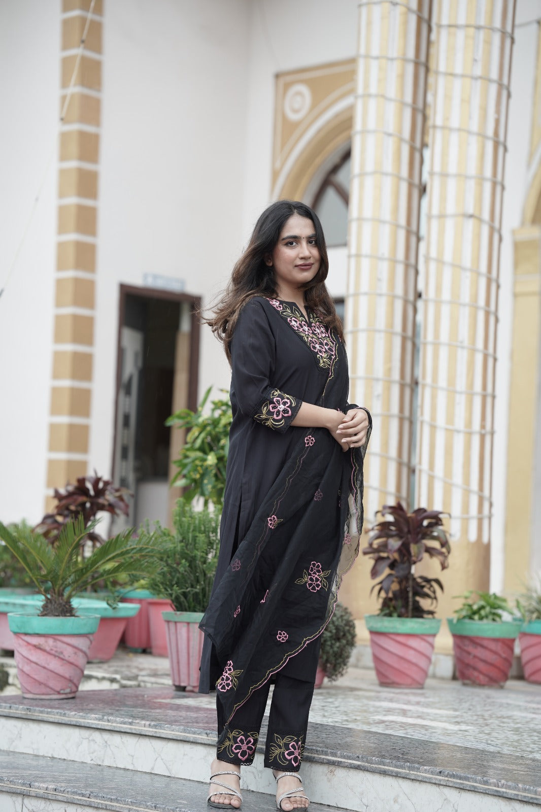 Black elegant suit set