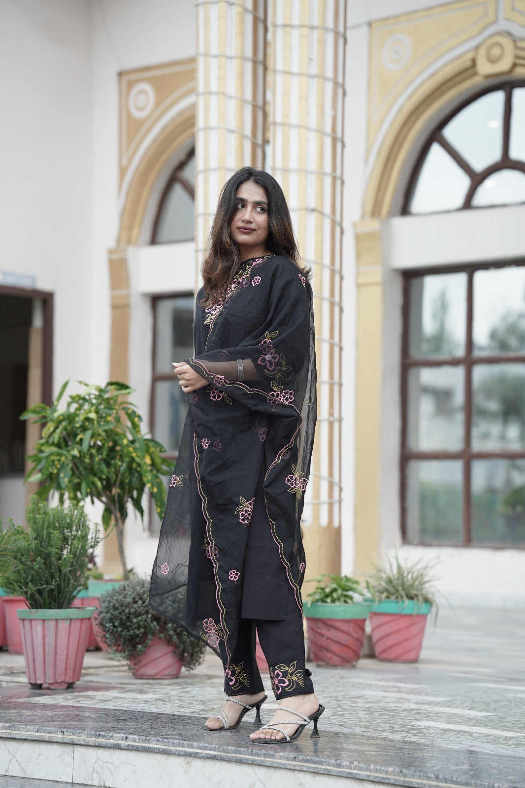 Black elegant suit set