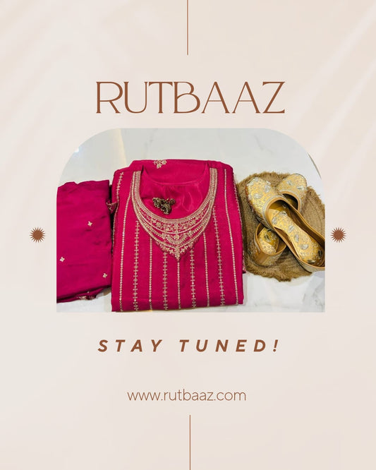 Pure heavy chiffon suit plazo set