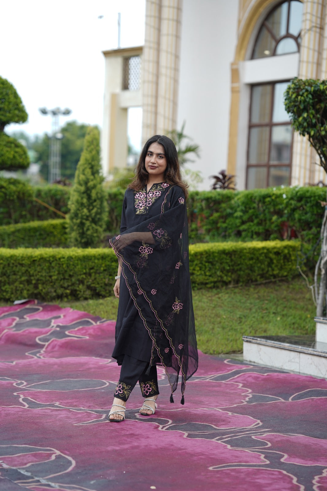 Black elegant suit set