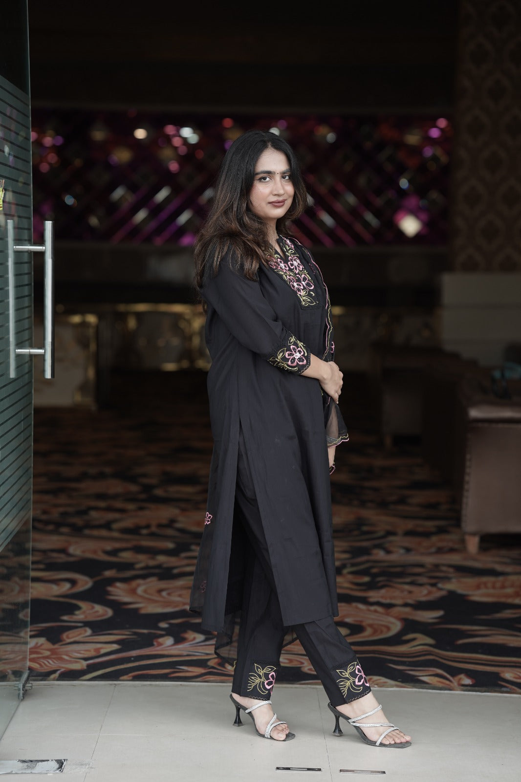 Black elegant suit set