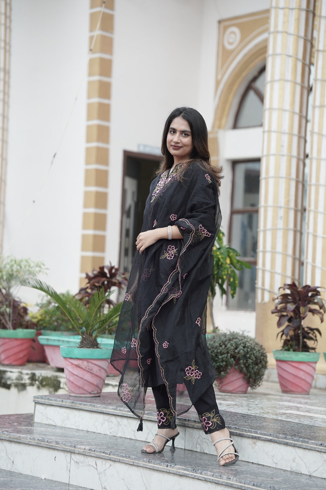 Black elegant suit set