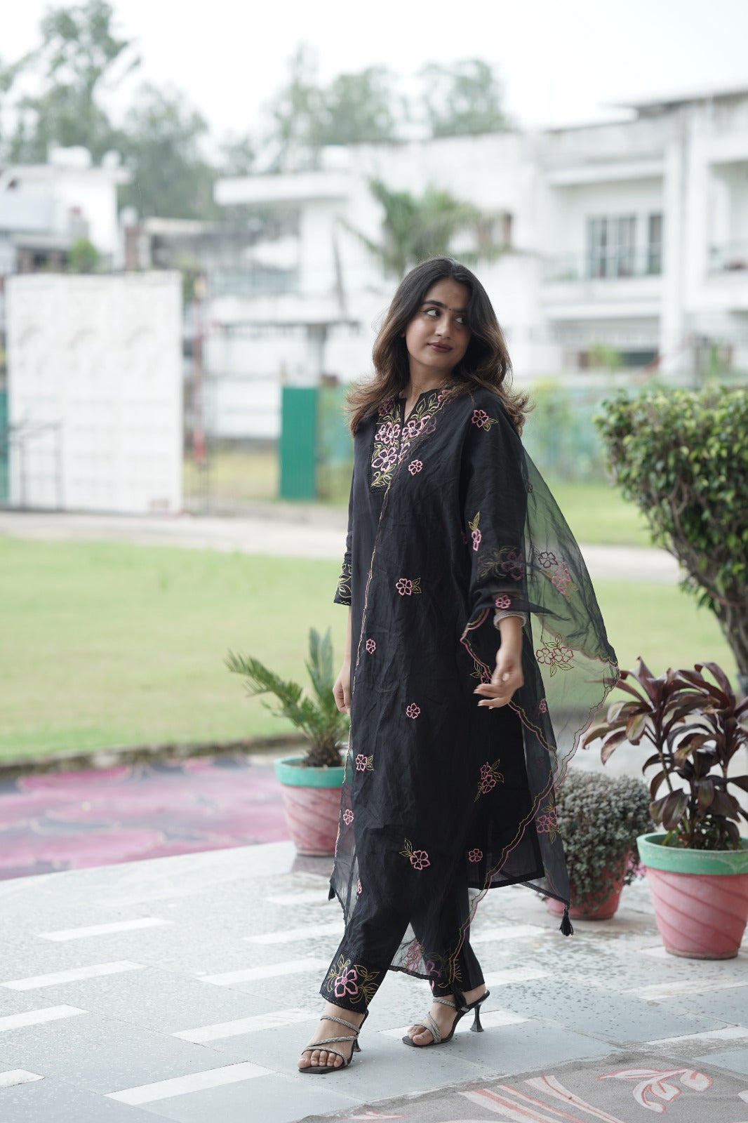Black elegant suit set