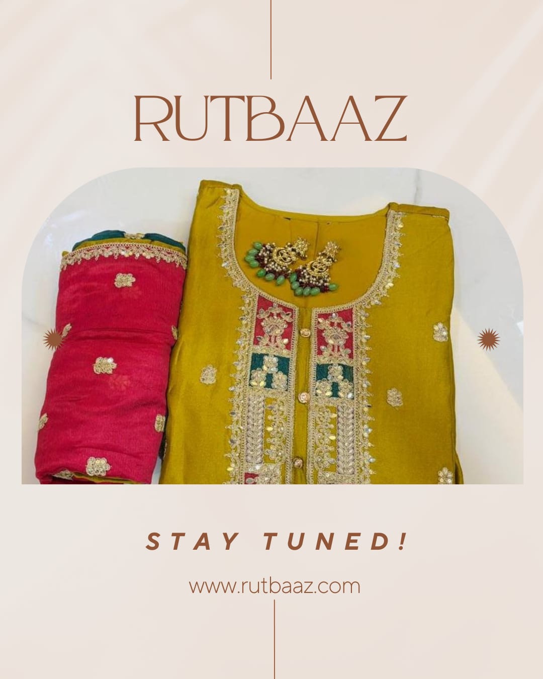 Chiffon wrinkle silk set